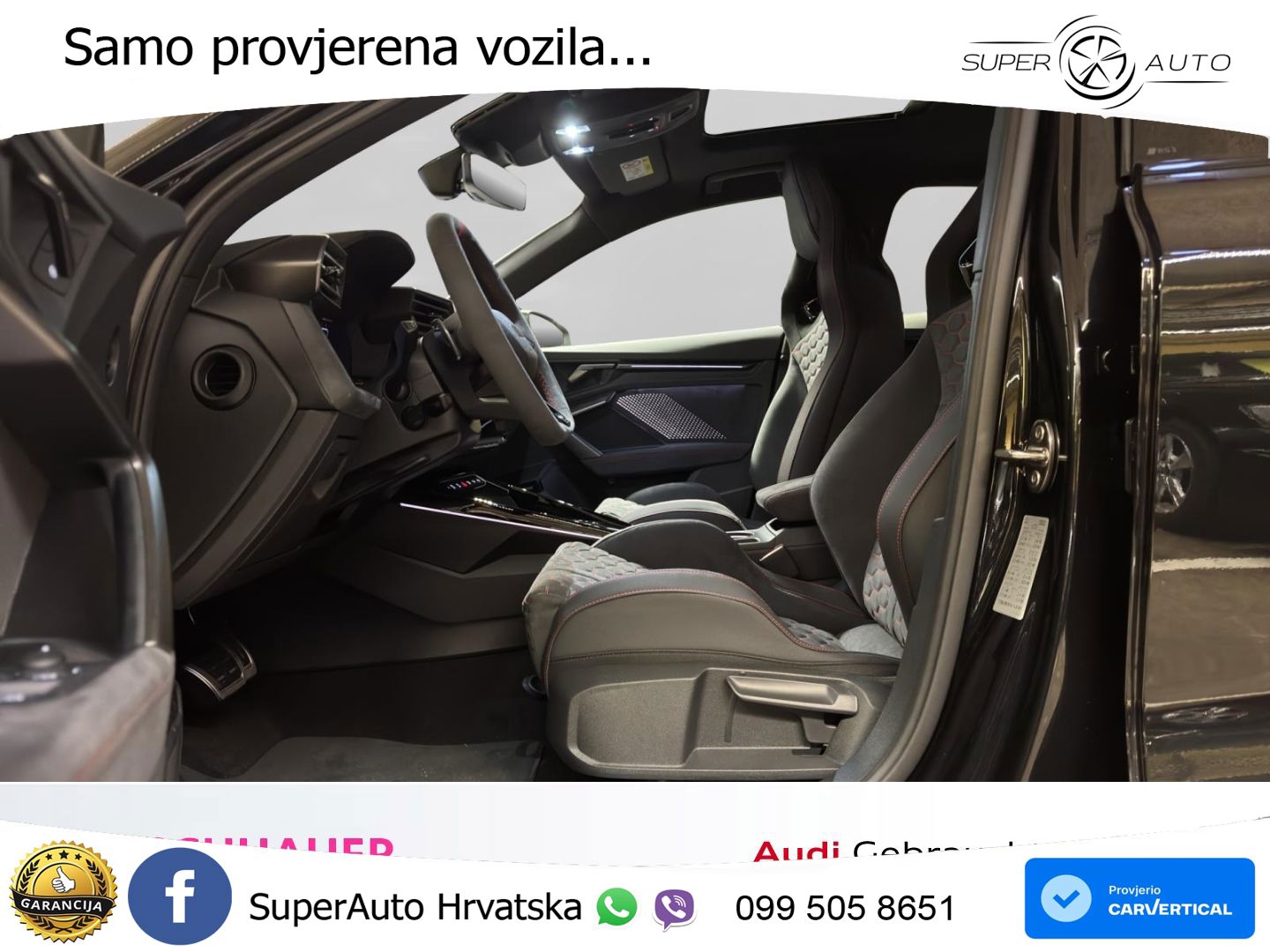 Audi RS3 Sedan 2.5 TFSI (400 KS) quattro S tronic LED+GR SJED+ACC