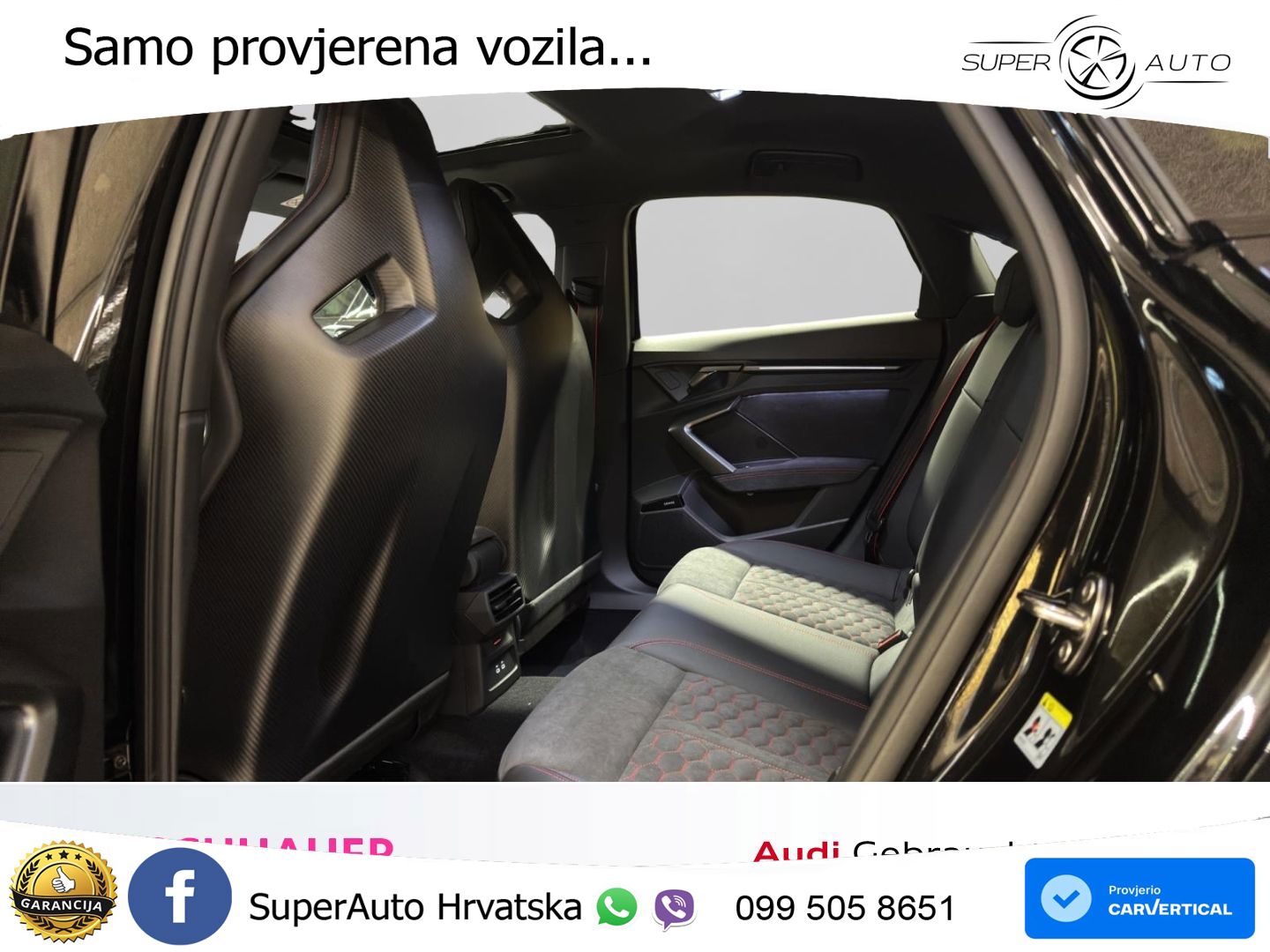 Audi RS3 Sedan 2.5 TFSI (400 KS) quattro S tronic LED+GR SJED+ACC