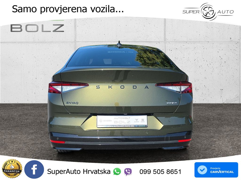 Škoda Enyaq 85 82 kWh (286 KS) SportLine LED+GR SJED+ACC