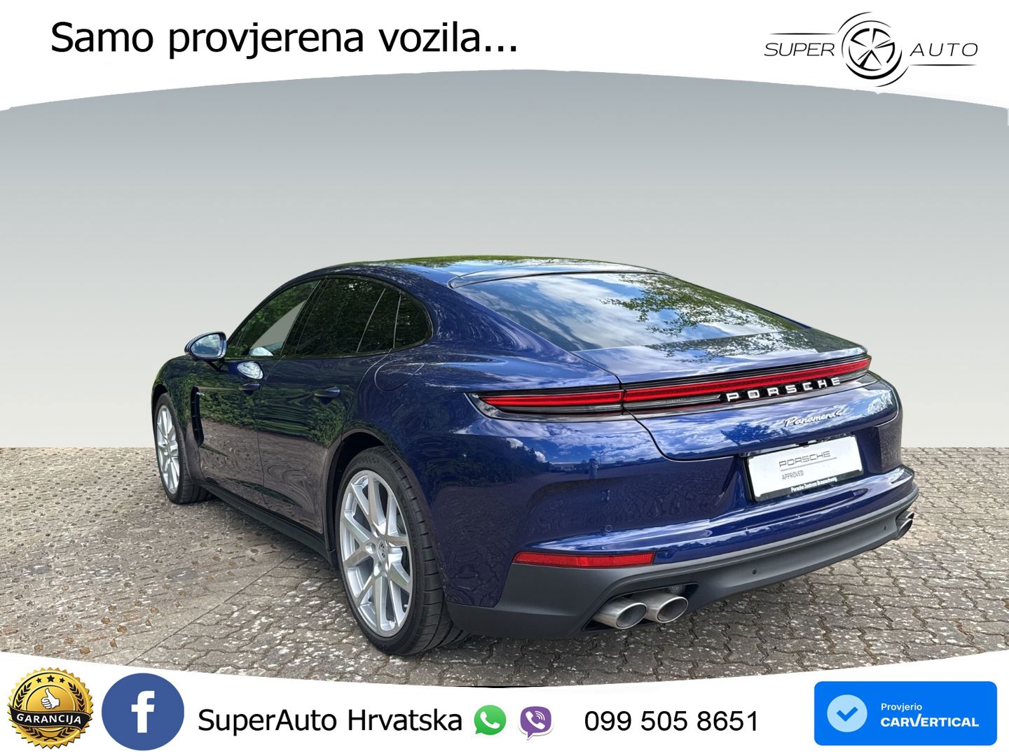 Porsche Panamera 4 2.9 V6 (470 KS) E-Hybrid PDK ACC+HEAD+4xGR SJED+360+PANO