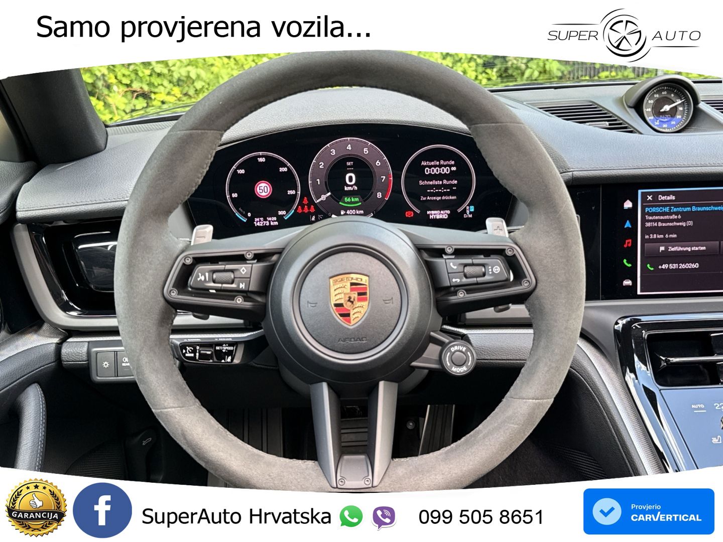 Porsche Panamera 4 2.9 V6 (470 KS) E-Hybrid PDK ACC+HEAD+4xGR SJED+360+PANO