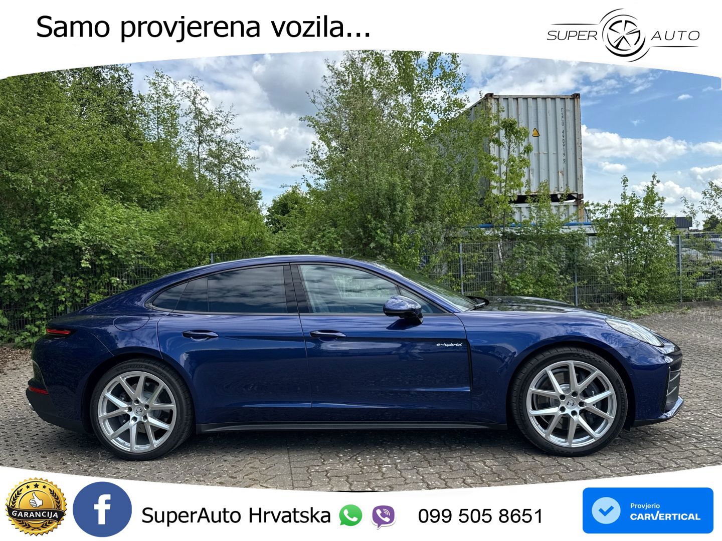 Porsche Panamera 4 2.9 V6 (470 KS) E-Hybrid PDK ACC+HEAD+4xGR SJED+360+PANO