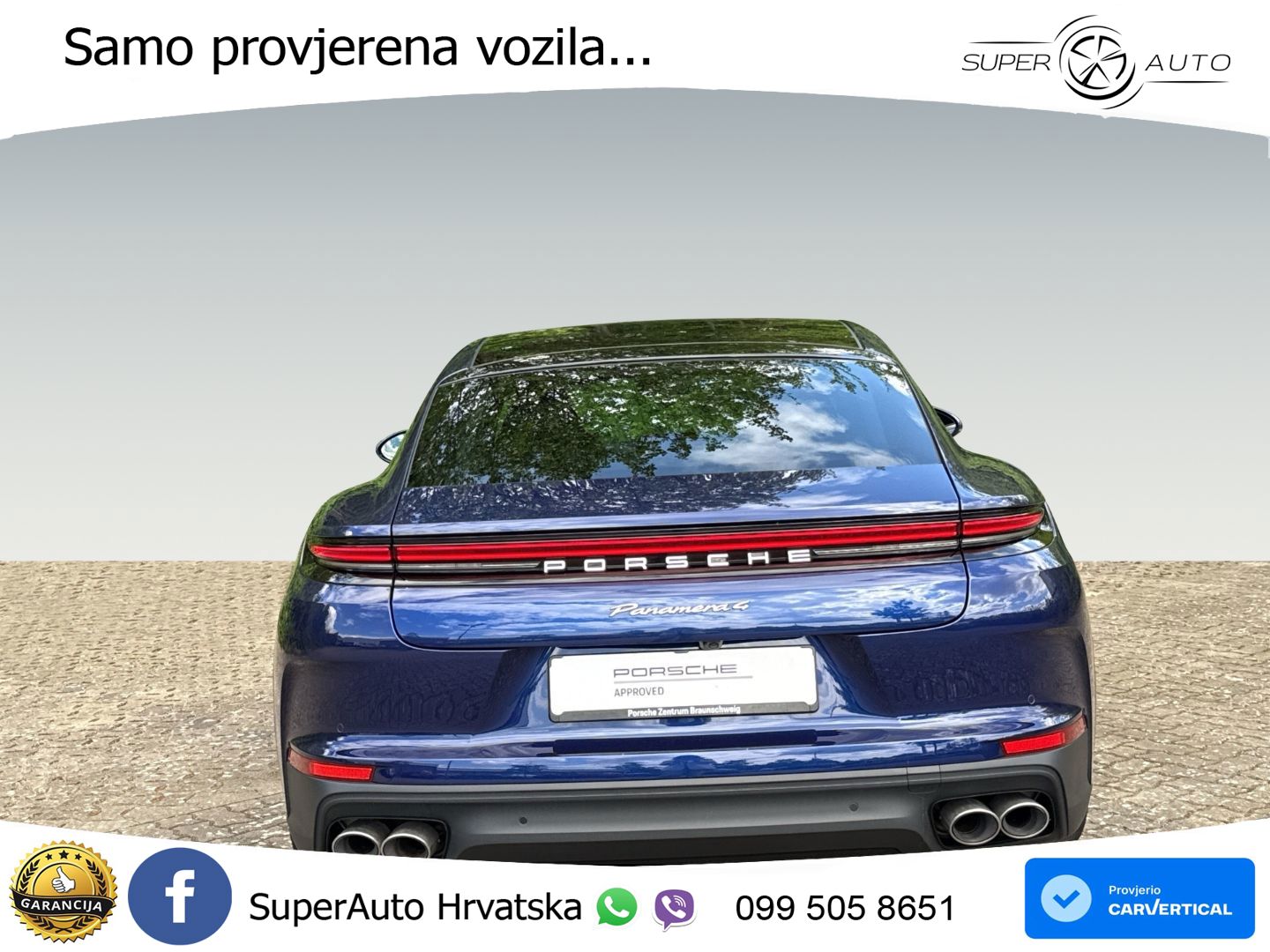 Porsche Panamera 4 2.9 V6 (470 KS) E-Hybrid PDK ACC+HEAD+4xGR SJED+360+PANO