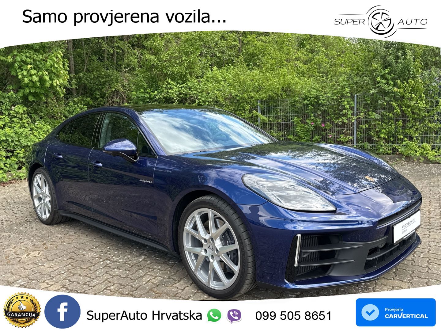 Porsche Panamera 4 2.9 V6 (470 KS) E-Hybrid PDK ACC+HEAD+4xGR SJED+360+PANO