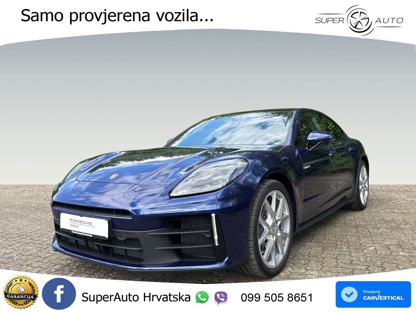 Porsche Panamera 4 2.9 V6 (470 KS) E-Hybrid PDK ACC+HEAD+4xGR SJED+360+PANO