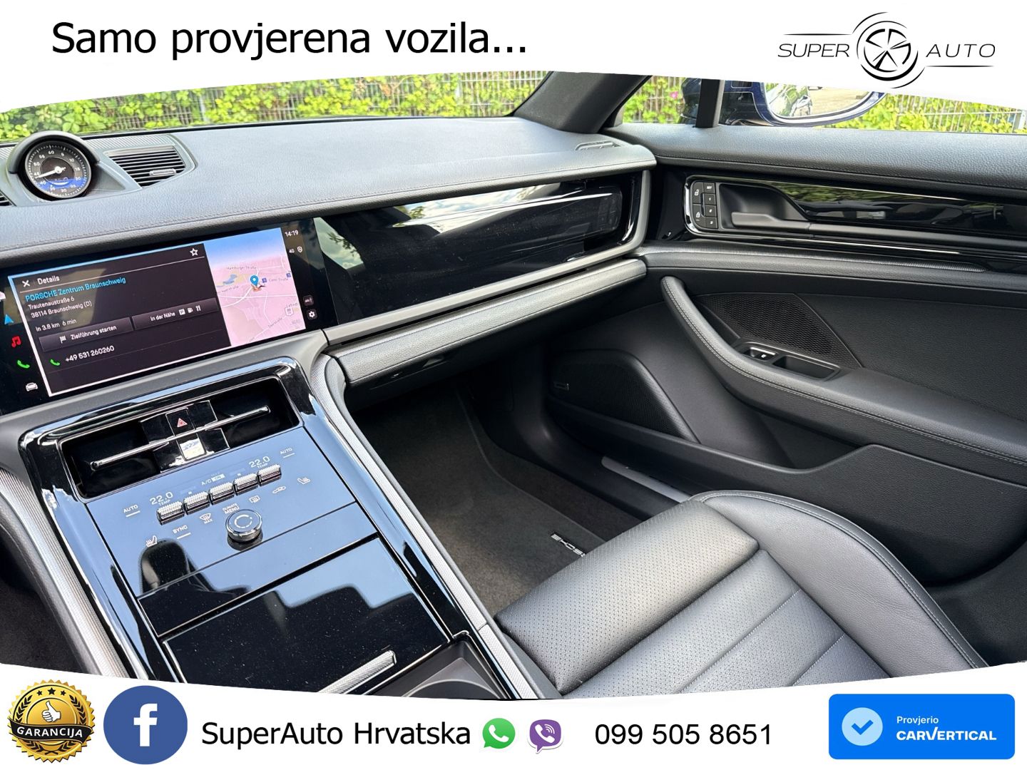 Porsche Panamera 4 2.9 V6 (470 KS) E-Hybrid PDK ACC+HEAD+4xGR SJED+360+PANO