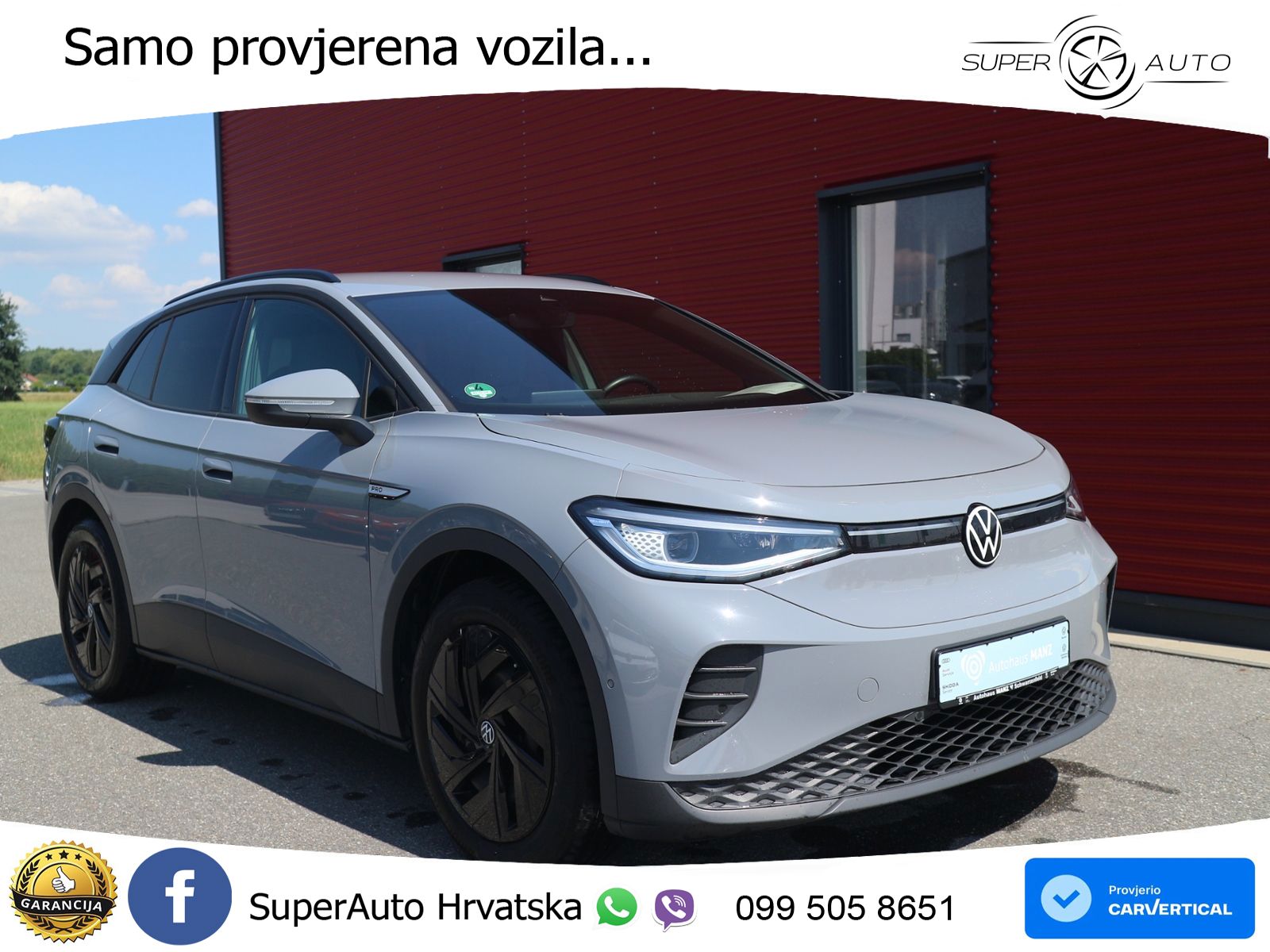 Volkswagen ID.4 Pro Performance 82 kWh (204 KS)