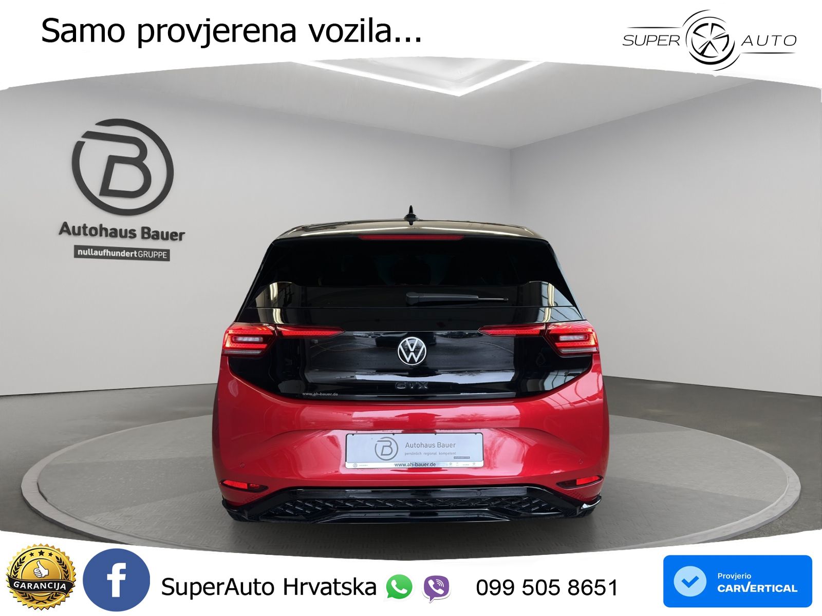 Volkswagen ID.3 GTX 84 kWh (286 KS) LED+GR SJED+ACC