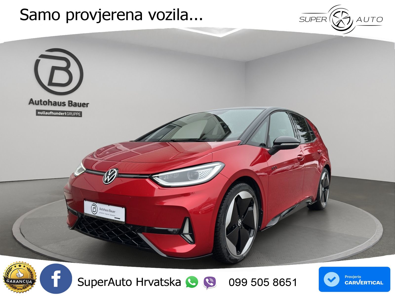 Volkswagen ID.3 GTX 84 kWh (286 KS) LED+GR SJED+ACC