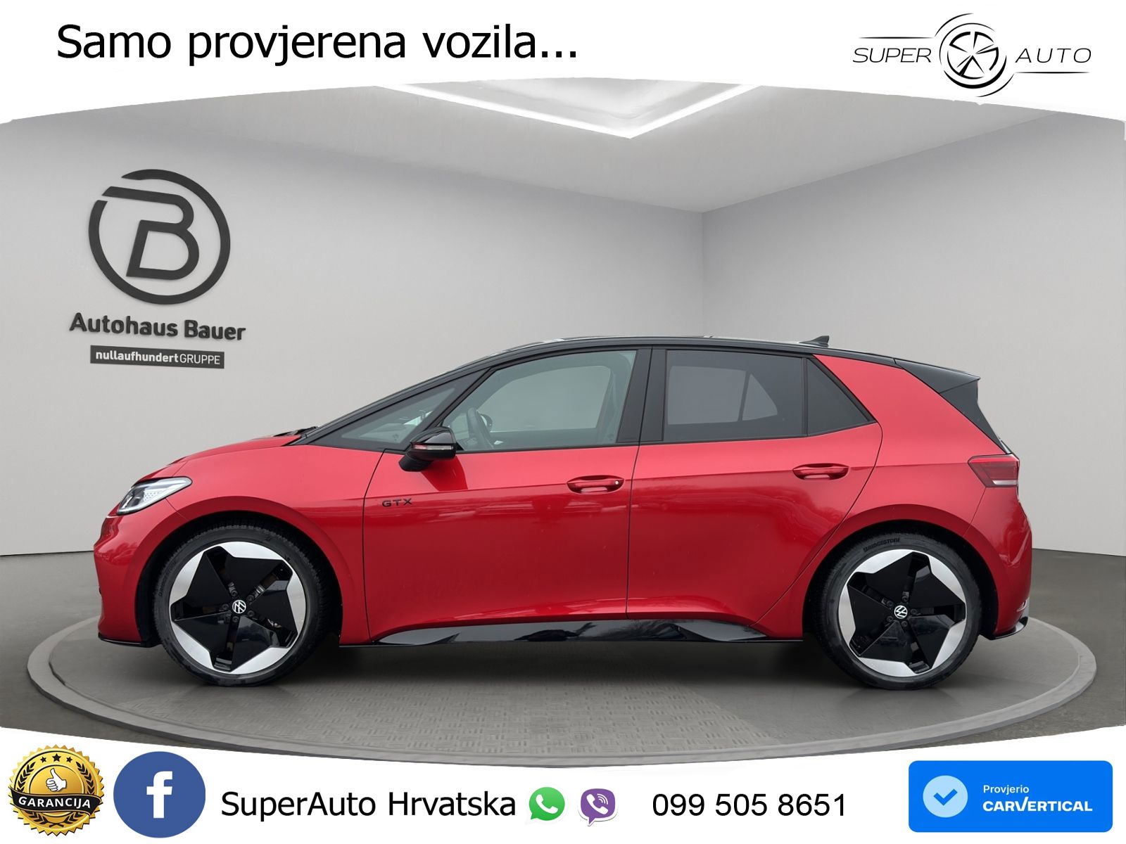 Volkswagen ID.3 GTX 84 kWh (286 KS) LED+GR SJED+ACC