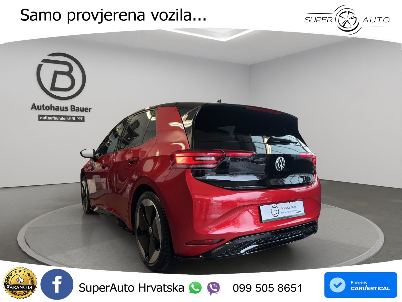 Volkswagen ID.3 GTX 84 kWh (286 KS) LED+GR SJED+ACC