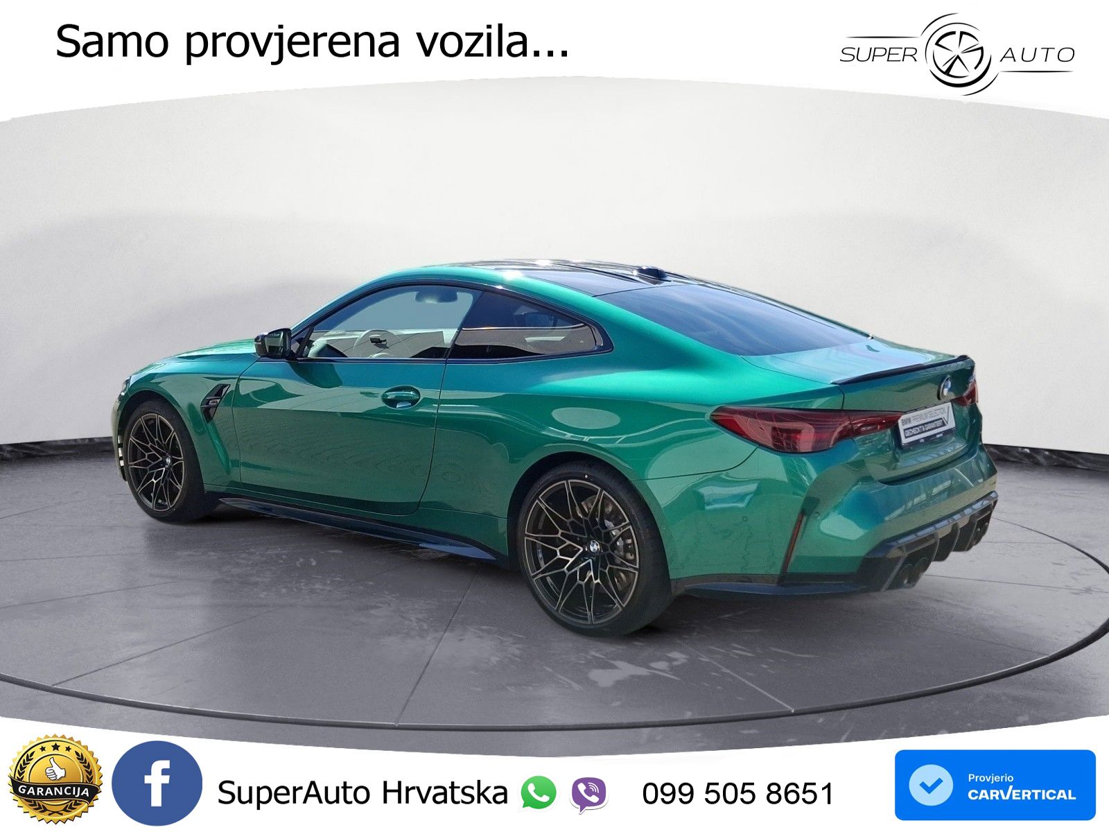 BMW M4 Competition 3.0 (510 KS) Steptronic LED+GR SJED+ACC