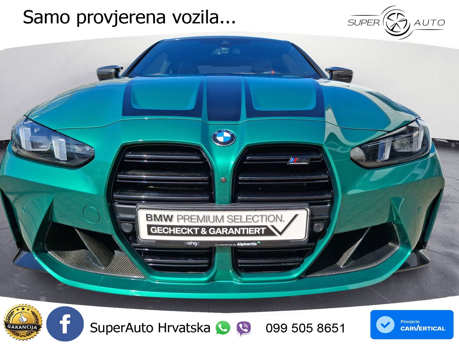 BMW M4 Competition 3.0 (510 KS) Steptronic LED+GR SJED+ACC