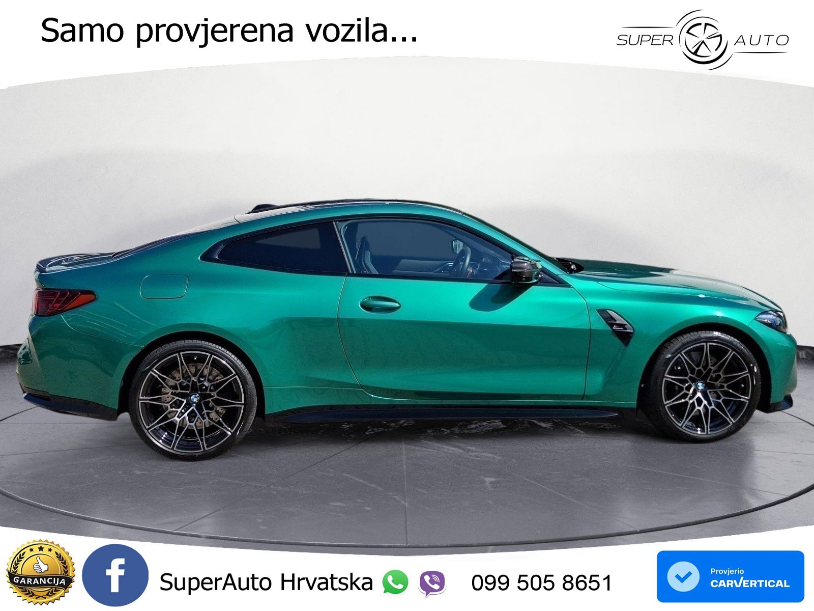 BMW M4 Competition 3.0 (510 KS) Steptronic LED+GR SJED+ACC