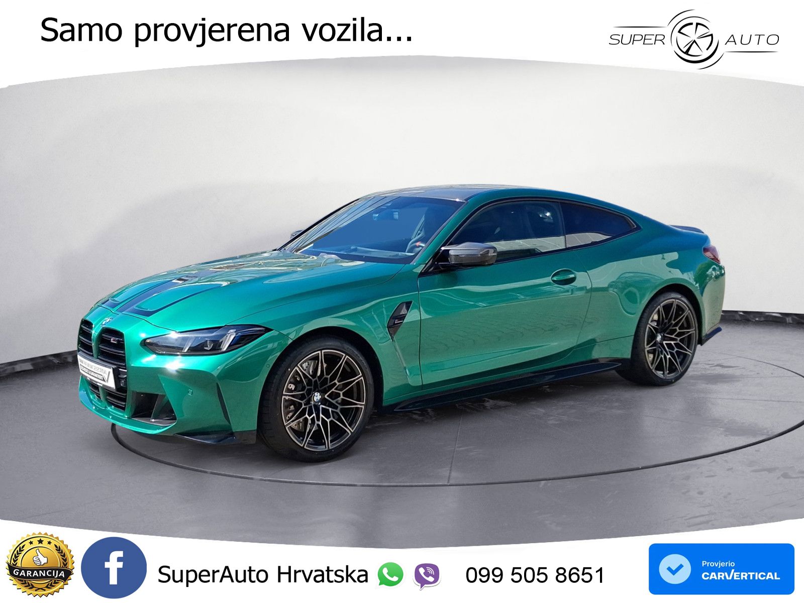 BMW M4 Competition 3.0 (510 KS) Steptronic LED+GR SJED+ACC