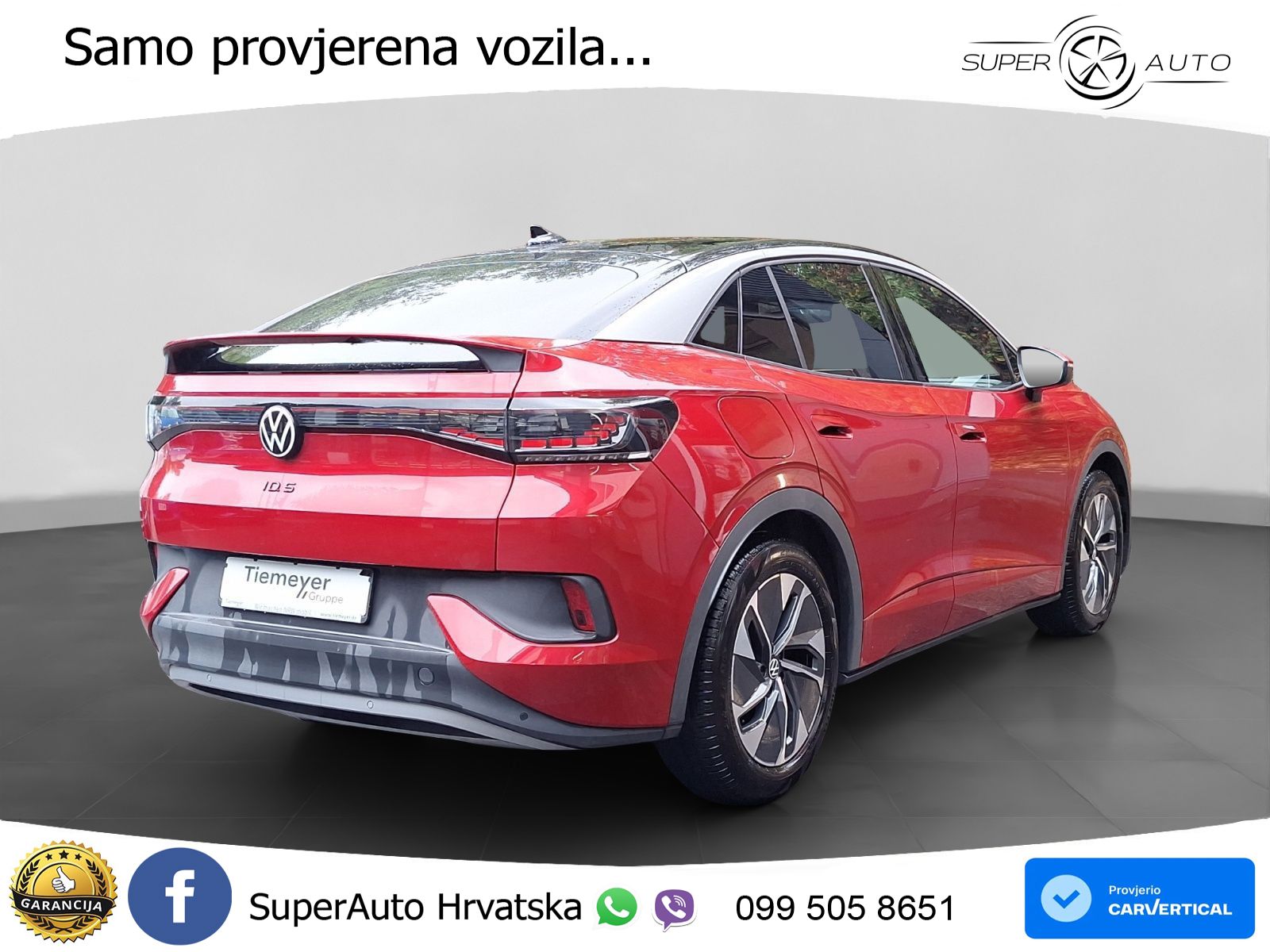 Volkswagen ID.5 Pure 55 kWh (170 KS) LED+GR SJED+ACC