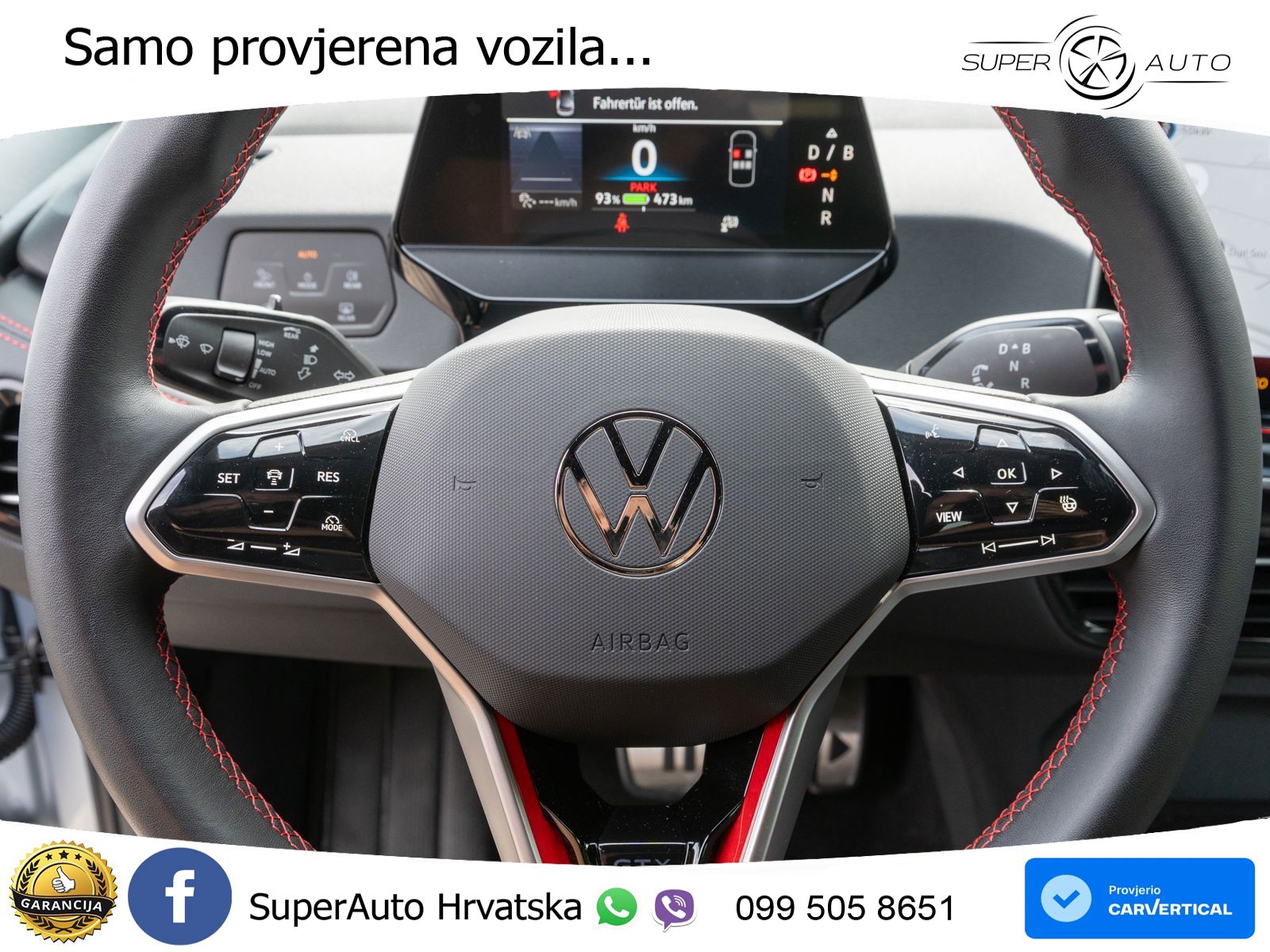 Volkswagen ID.3 GTX 84 kWh (286 KS) LED+GR SJED+ACC