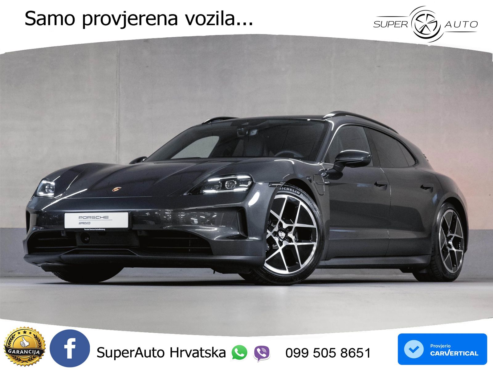 Porsche Taycan Sport Turismo 105 kWh (435 KS)