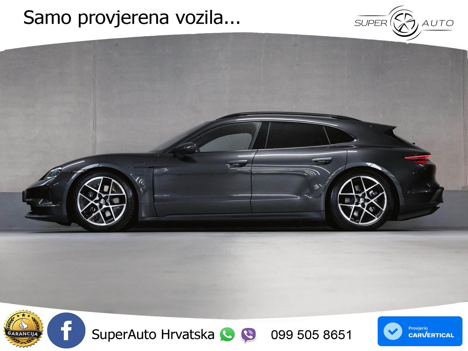 Porsche Taycan Sport Turismo 105 kWh (435 KS)