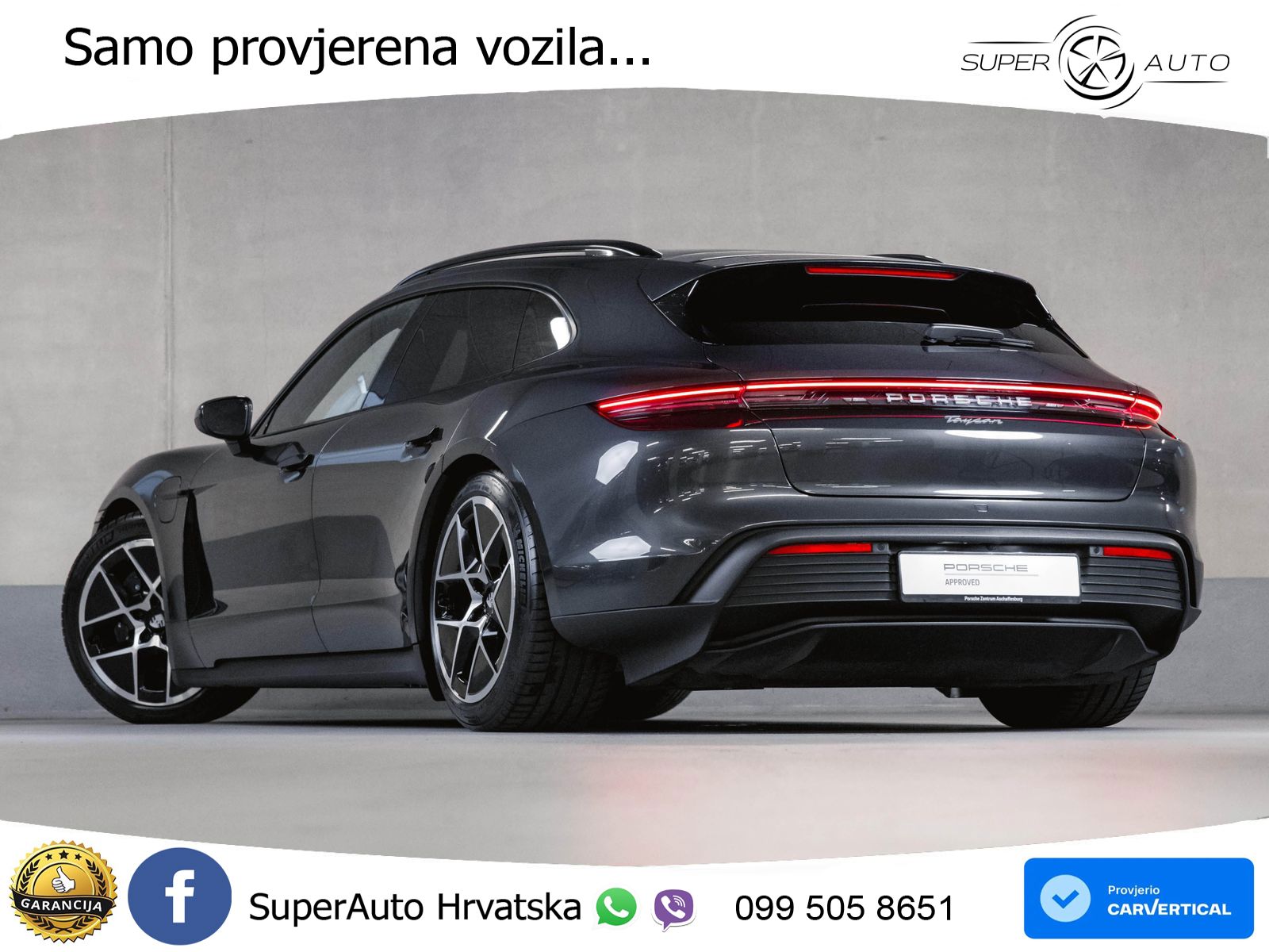 Porsche Taycan Sport Turismo 105 kWh (435 KS)
