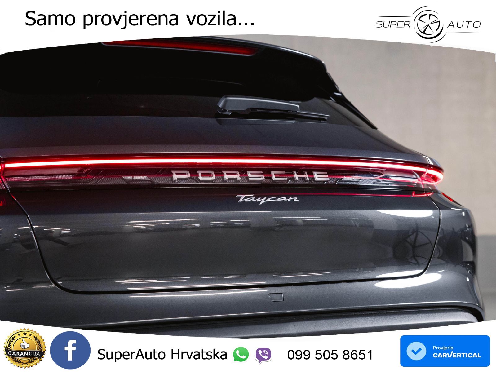 Porsche Taycan Sport Turismo 105 kWh (435 KS)