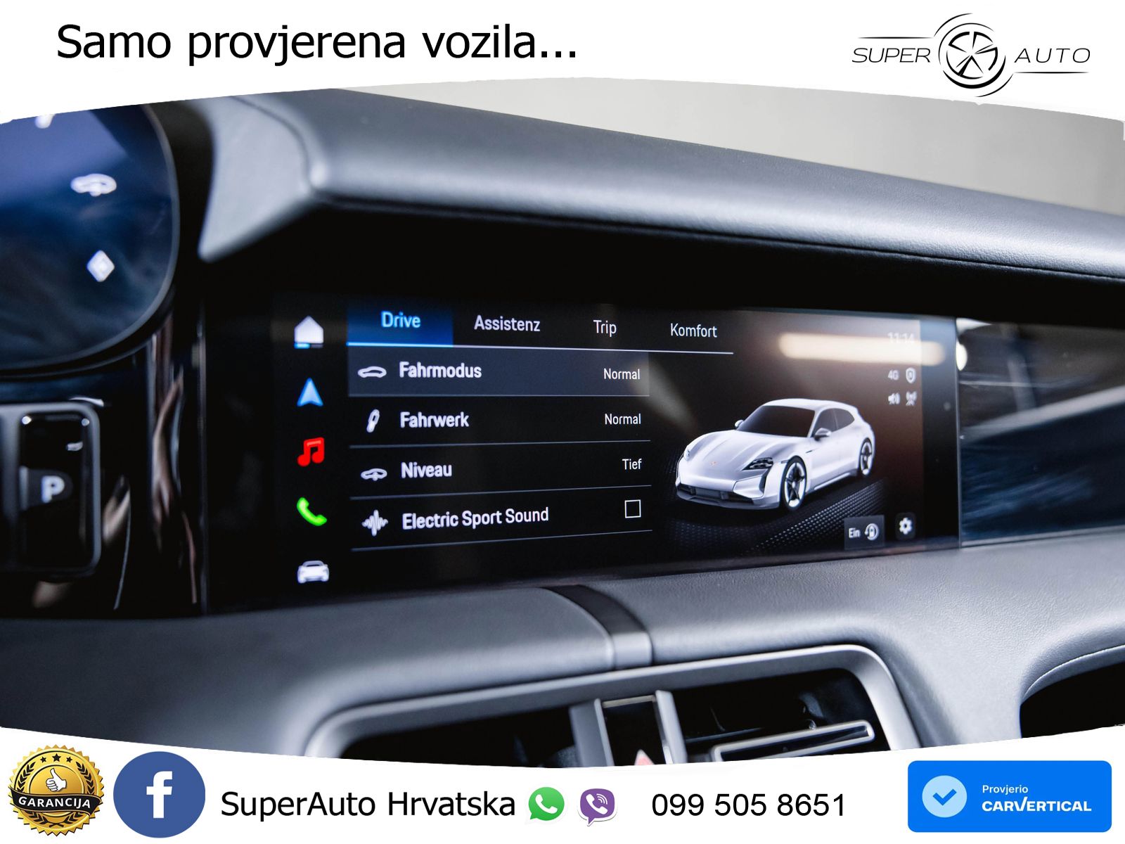 Porsche Taycan Sport Turismo 105 kWh (435 KS)