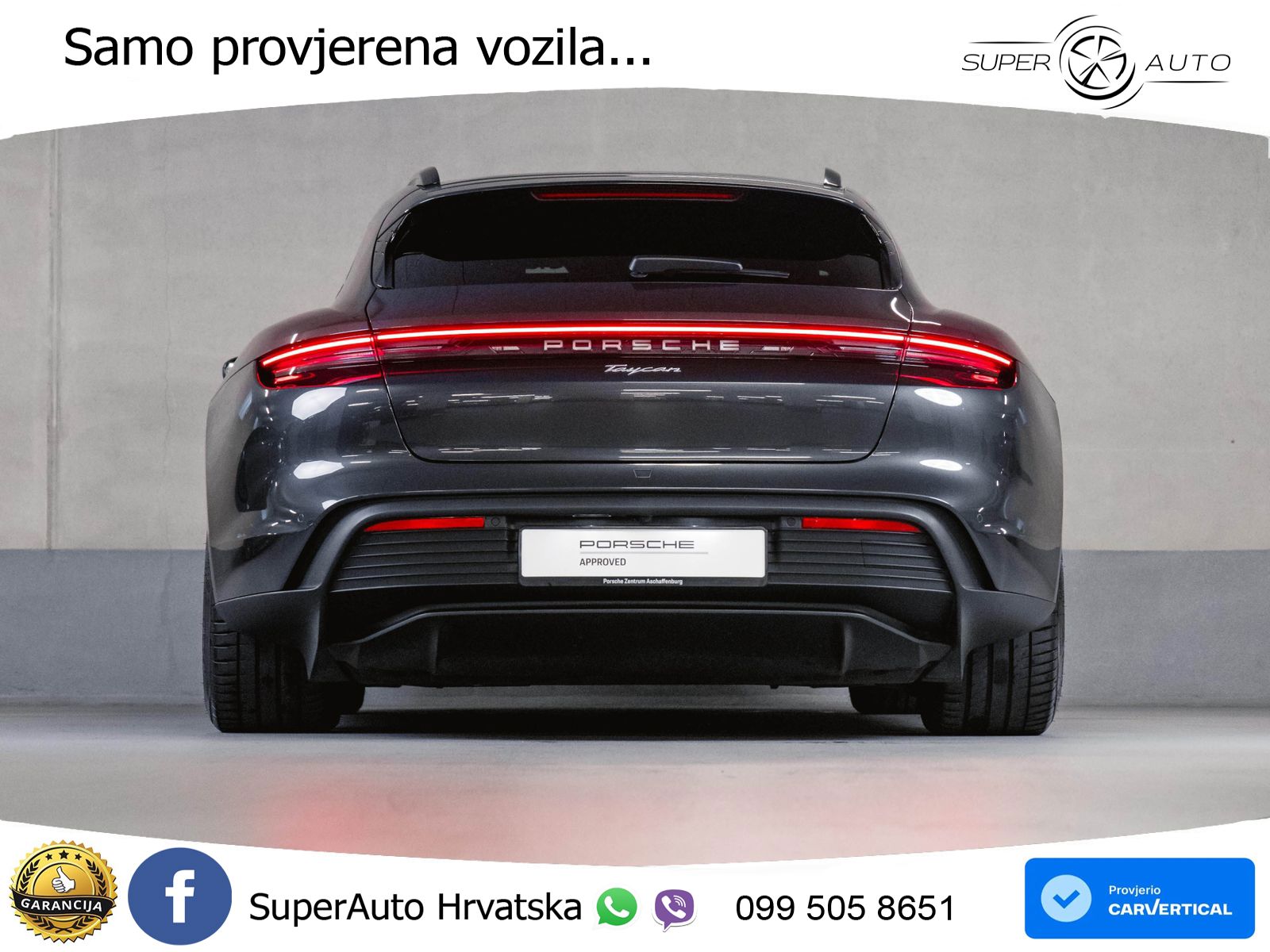 Porsche Taycan Sport Turismo 105 kWh (435 KS)