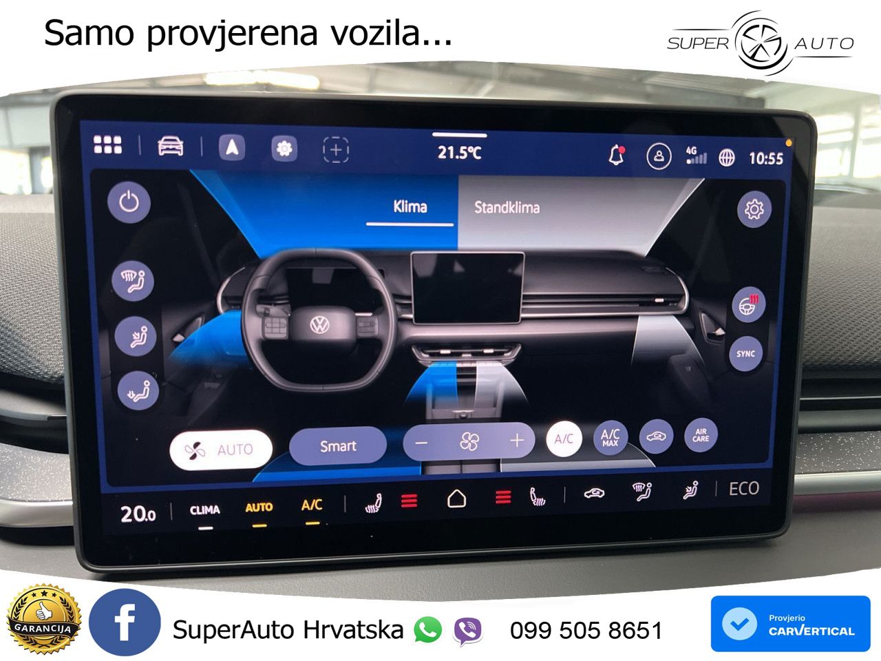 Volkswagen ID.3 58 kWh (190 KS) LED+GR SJED+ACC