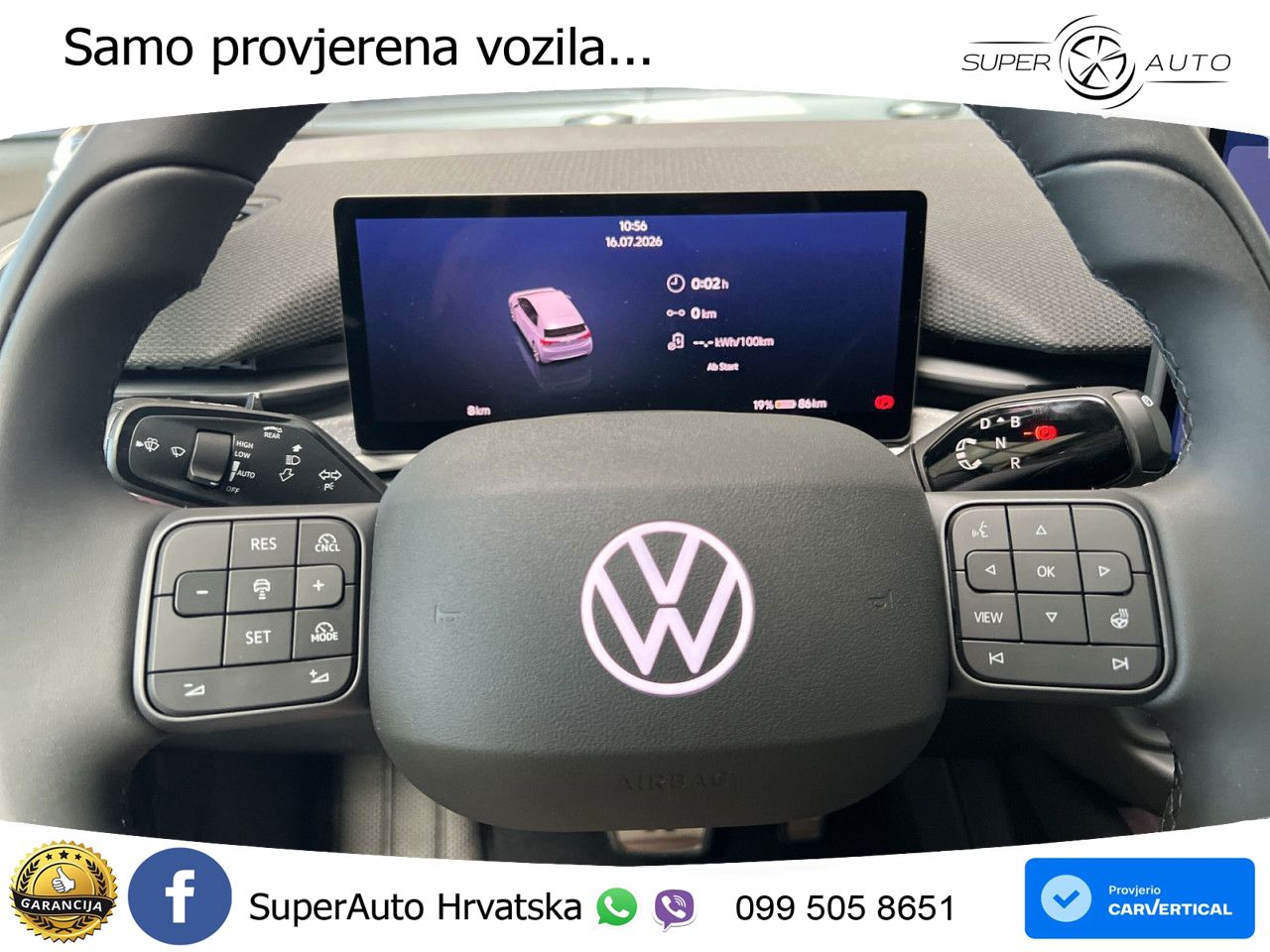 Volkswagen ID.3 58 kWh (190 KS) LED+GR SJED+ACC