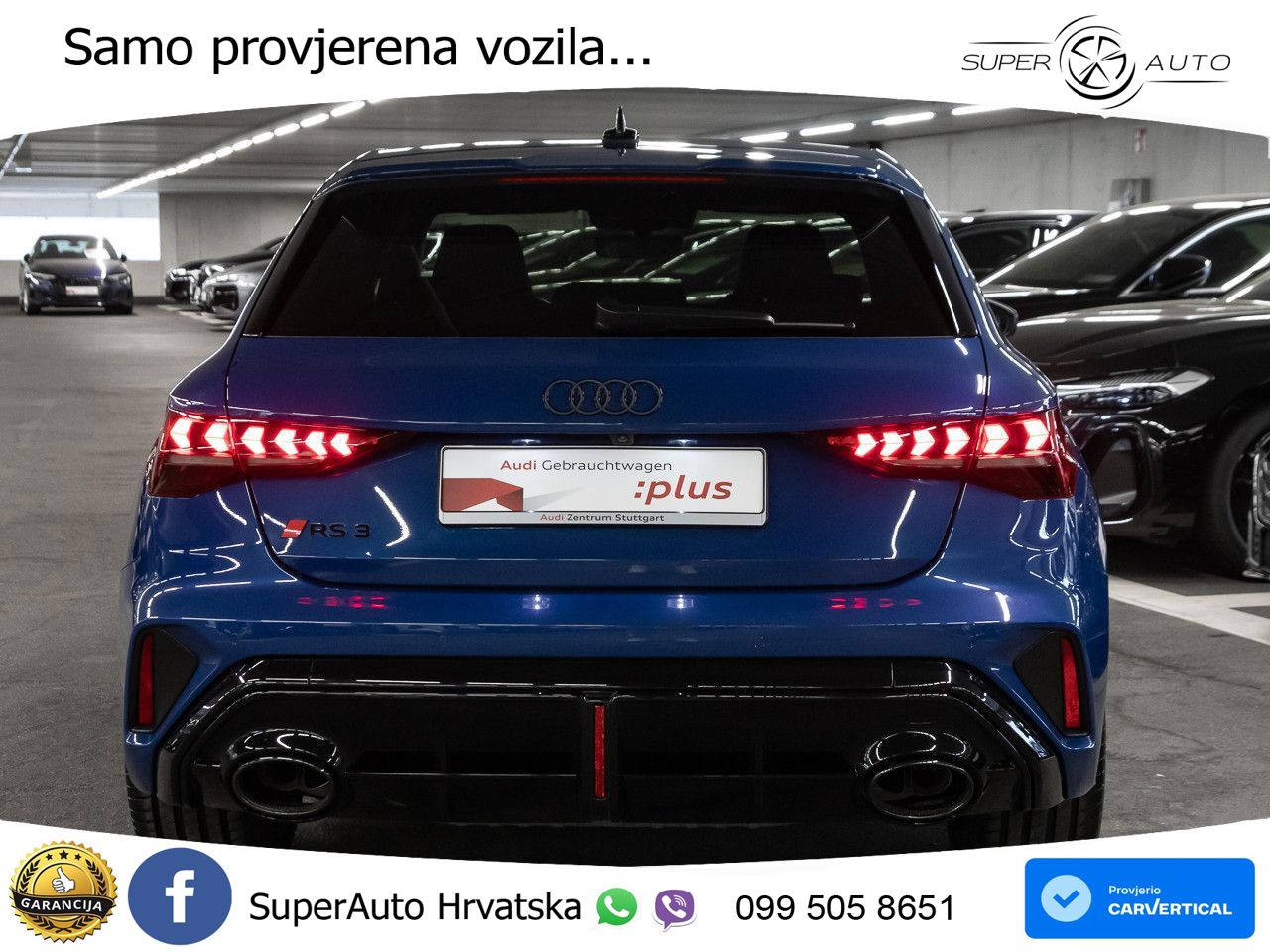 Audi RS3 Sportback 2.5 TFSI (400 KS) quattro S tronic LED+GR SJED+ACC