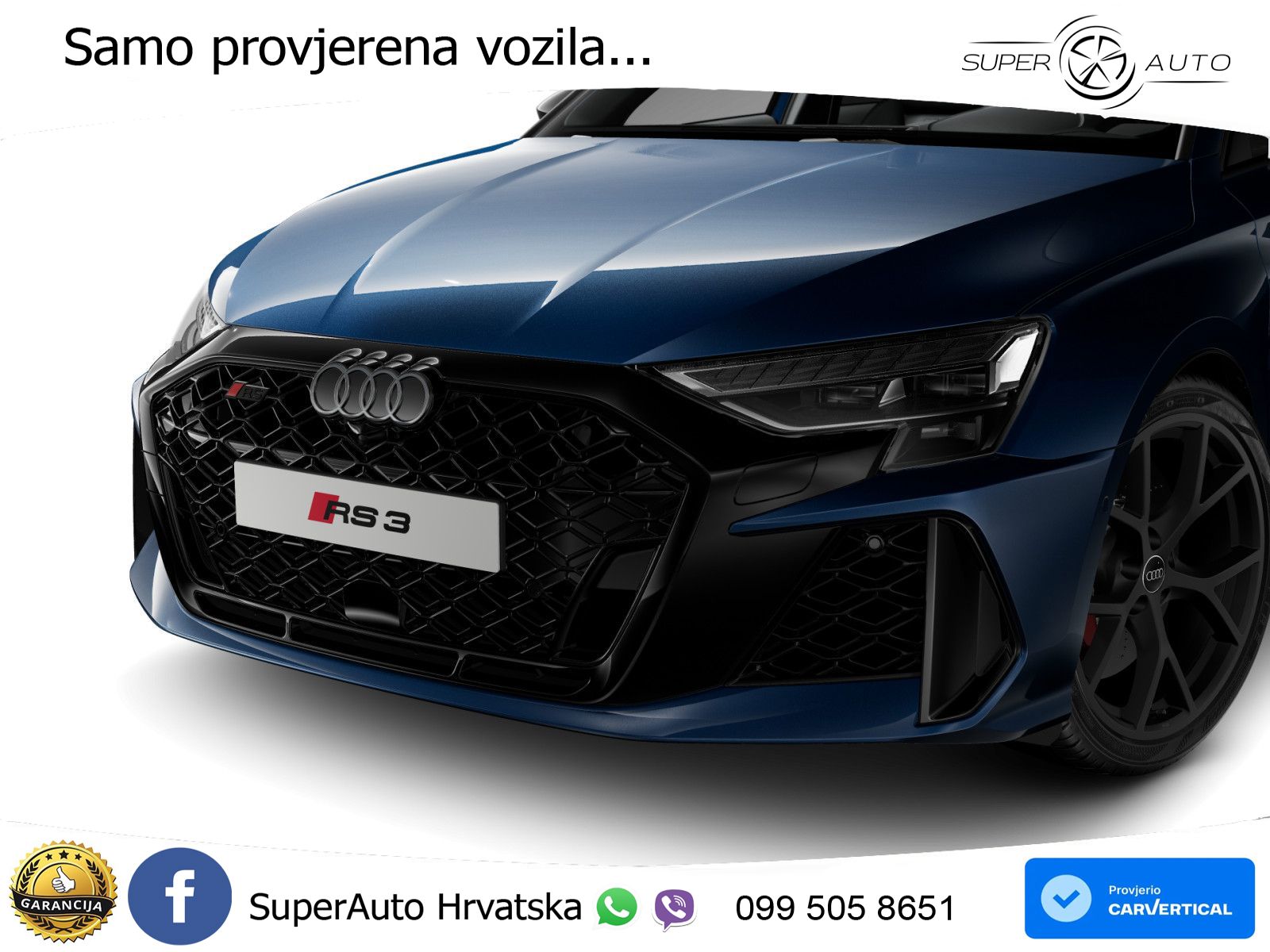 Audi RS3 Sportback 2.5 TFSI (400 KS) quattro S tronic LED+GR SJED+ACC