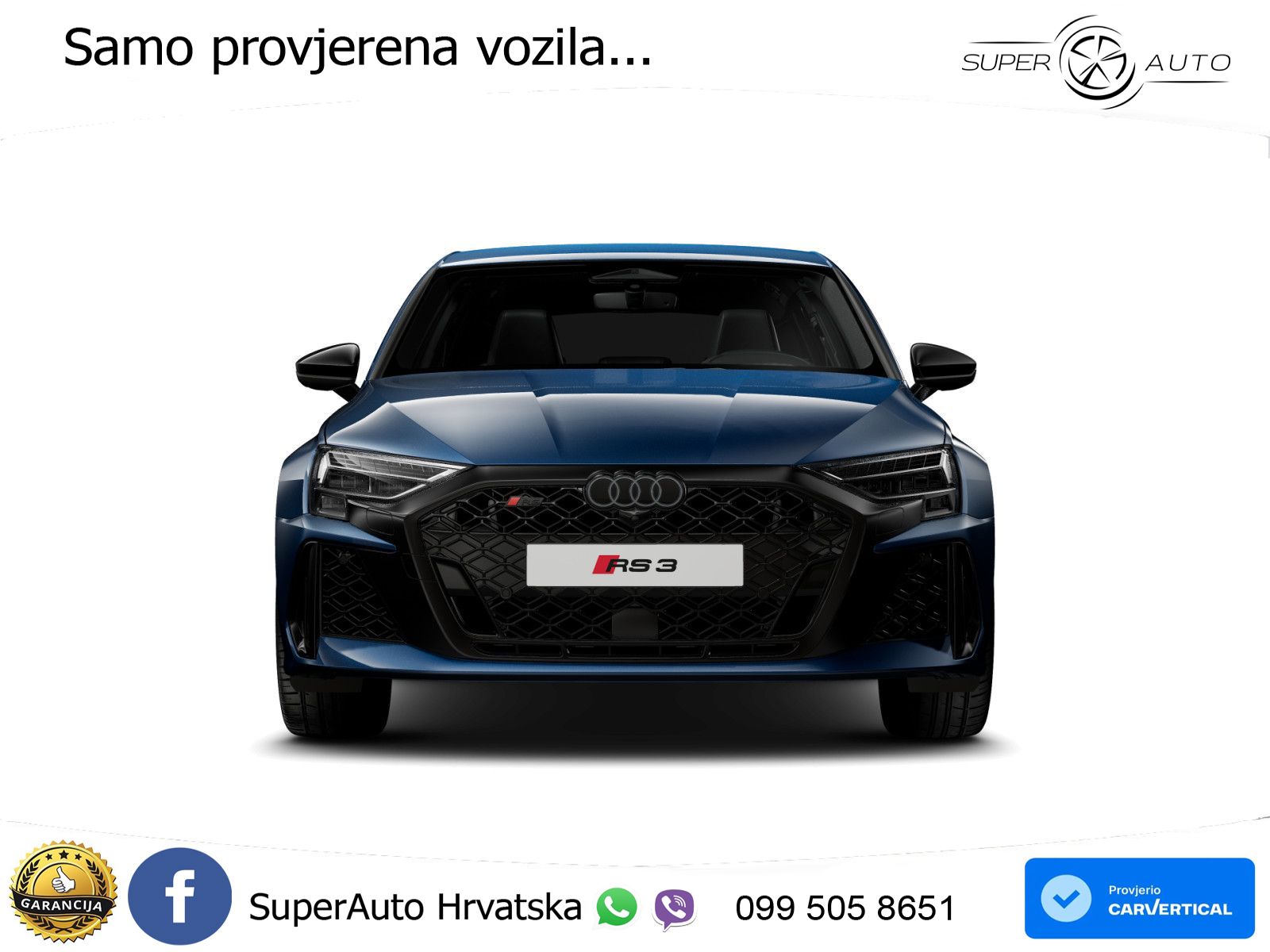 Audi RS3 Sportback 2.5 TFSI (400 KS) quattro S tronic LED+GR SJED+ACC