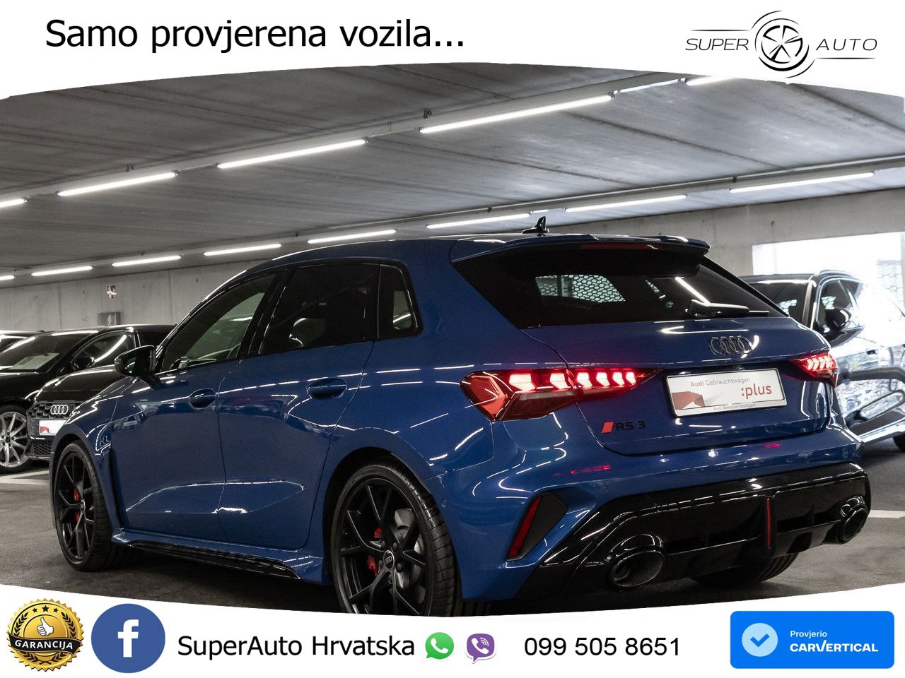 Audi RS3 Sportback 2.5 TFSI (400 KS) quattro S tronic LED+GR SJED+ACC
