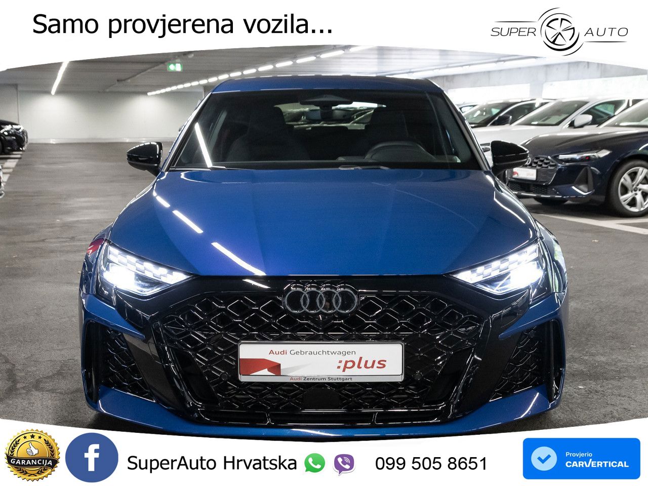 Audi RS3 Sportback 2.5 TFSI (400 KS) quattro S tronic LED+GR SJED+ACC