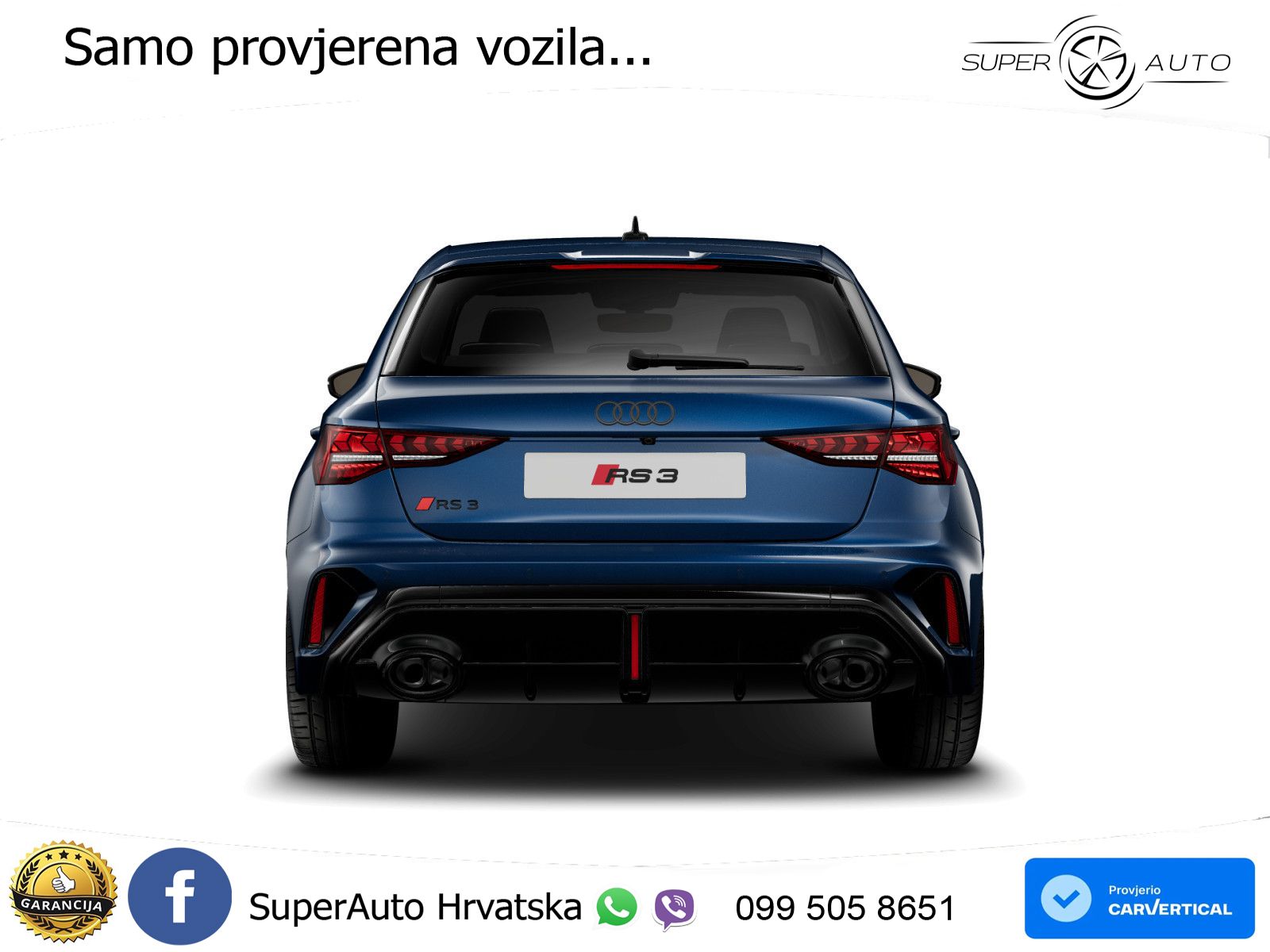 Audi RS3 Sportback 2.5 TFSI (400 KS) quattro S tronic LED+GR SJED+ACC