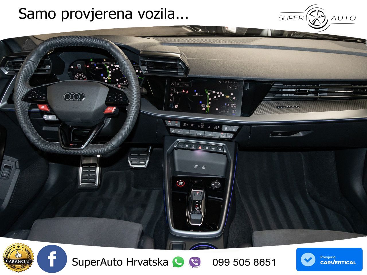 Audi RS3 Sportback 2.5 TFSI (400 KS) quattro S tronic LED+GR SJED+ACC