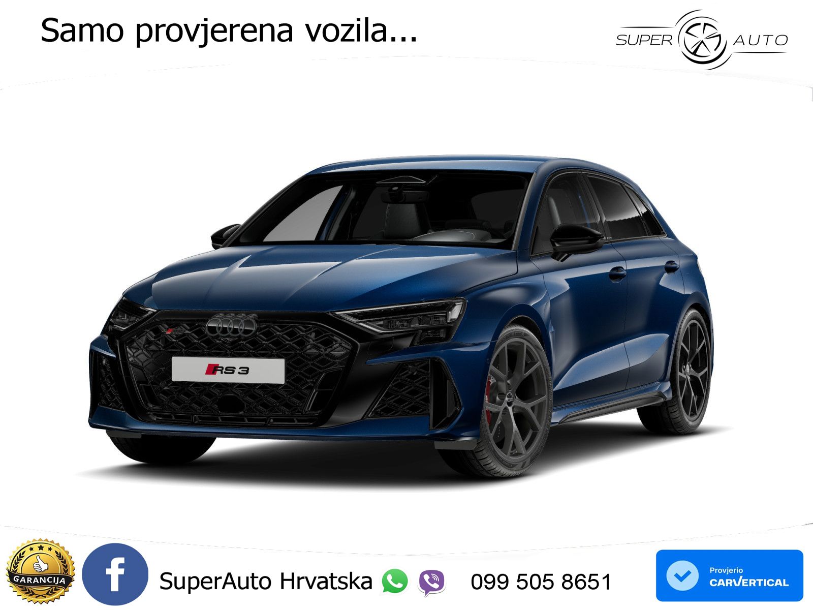 Audi RS3 Sportback 2.5 TFSI (400 KS) quattro S tronic LED+GR SJED+ACC
