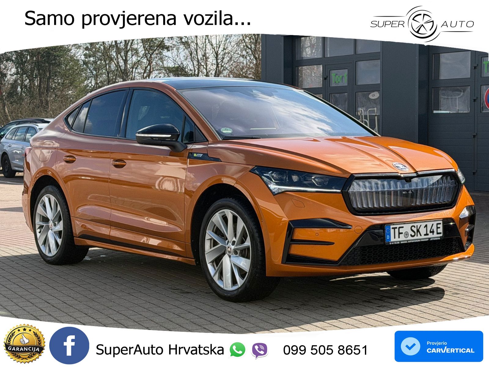 Škoda Enyaq iV RS 82 kWh (299 KS) AWD LED+GR SJED+ACC