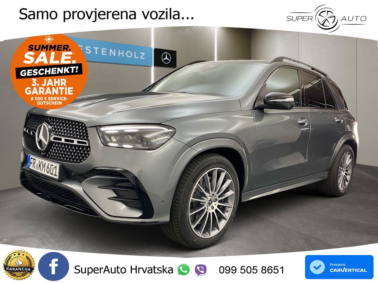 Mercedes GLE 450d (367 KS) EQ Boost 4MATIC 9G-TRONIC AMG LED+GR SJED+ACC