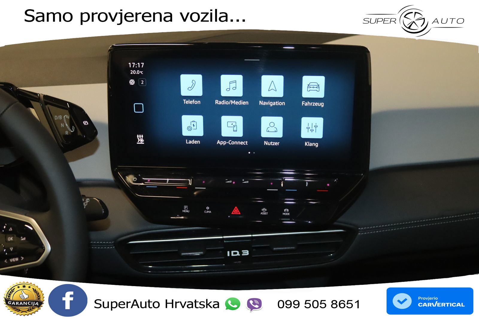 Volkswagen ID.3 Pro 62 kWh (204 KS) LED+GR SJED+ACC