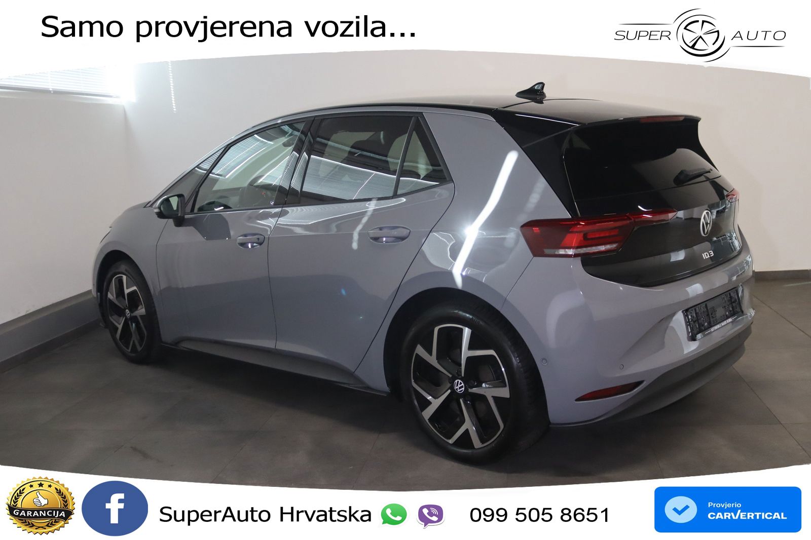 Volkswagen ID.3 Pro 62 kWh (204 KS) LED+GR SJED+ACC