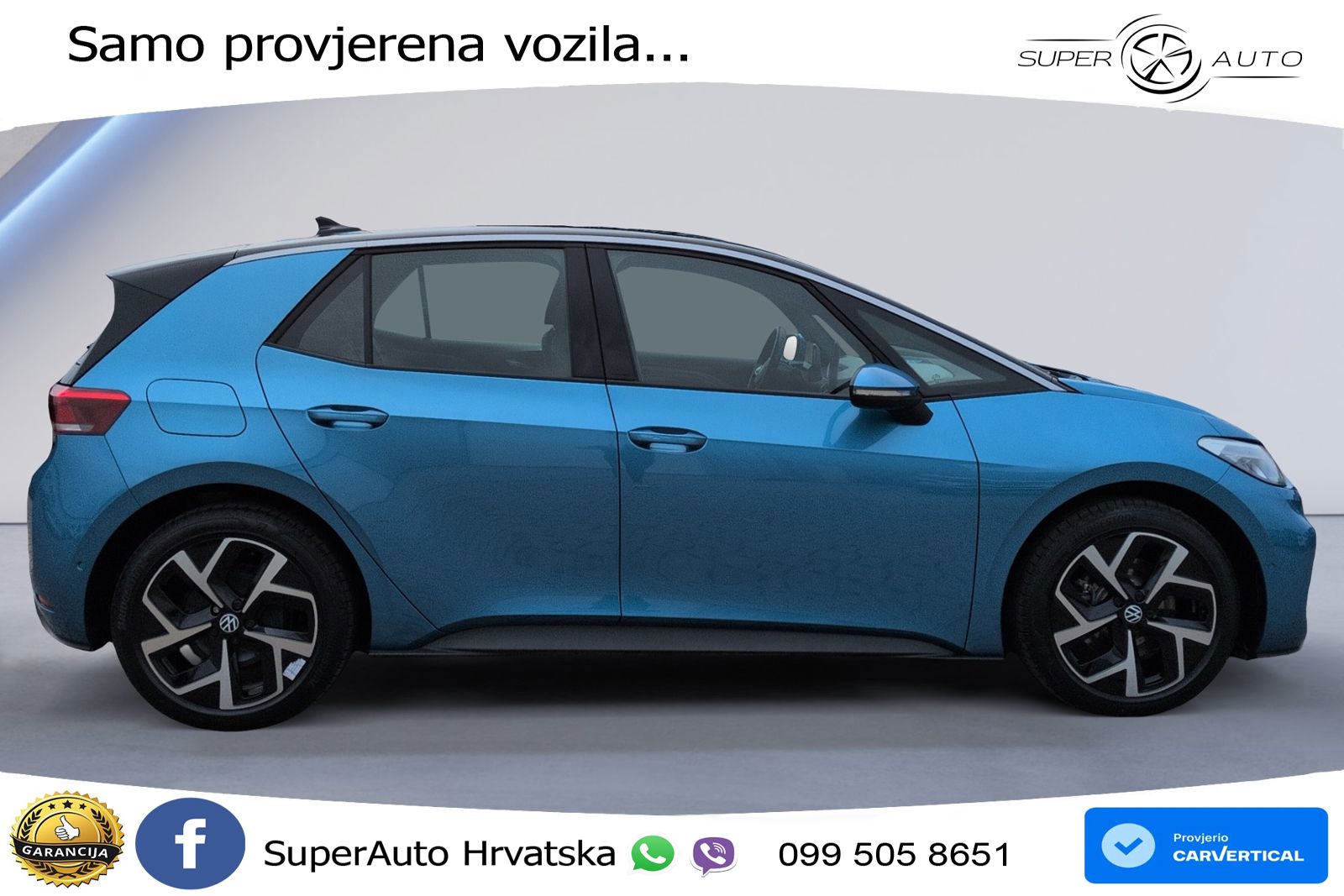 Volkswagen ID.3 Pure 55 kWh (170 KS) LED+GR SJED+ACC