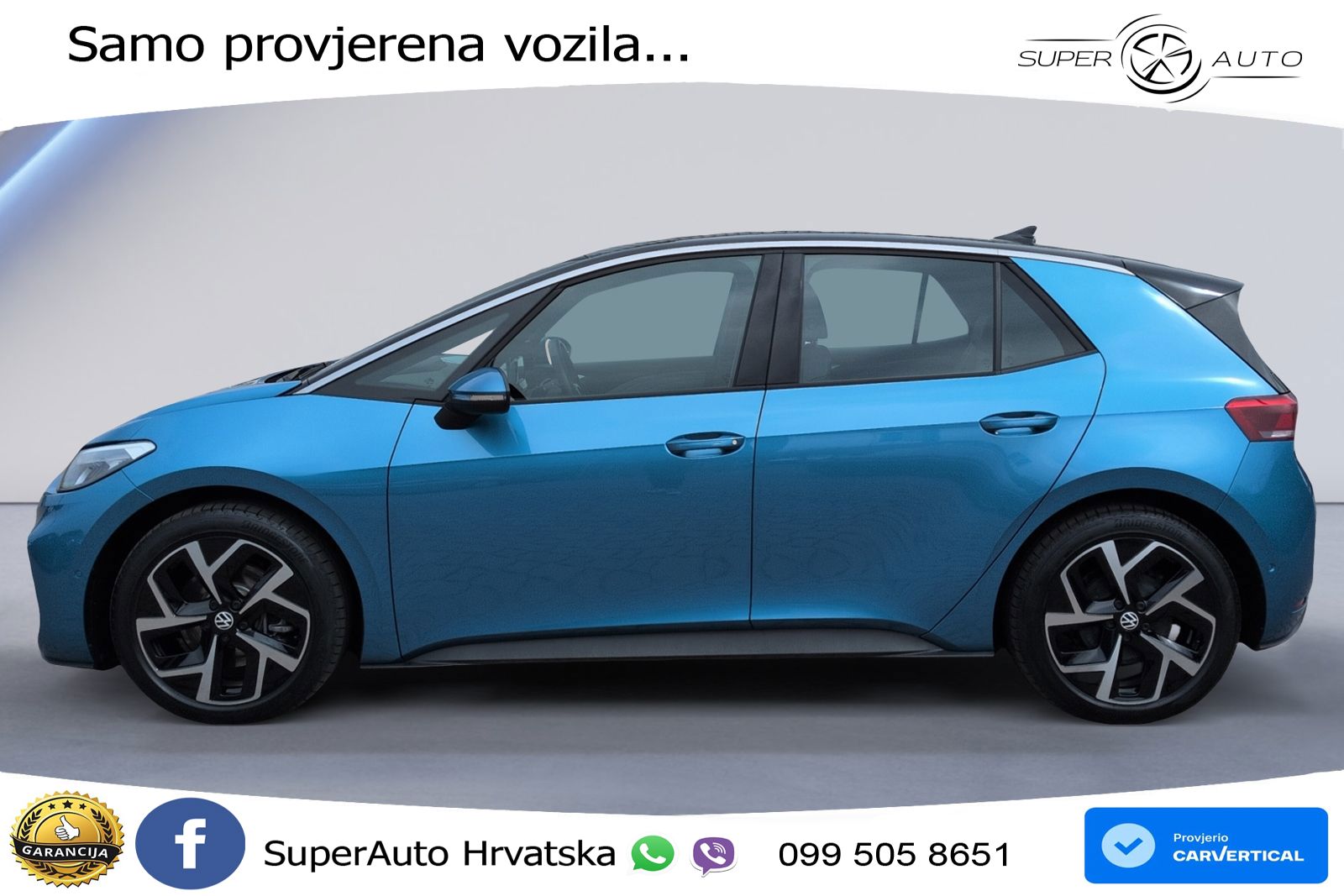 Volkswagen ID.3 Pure 55 kWh (170 KS) LED+GR SJED+ACC