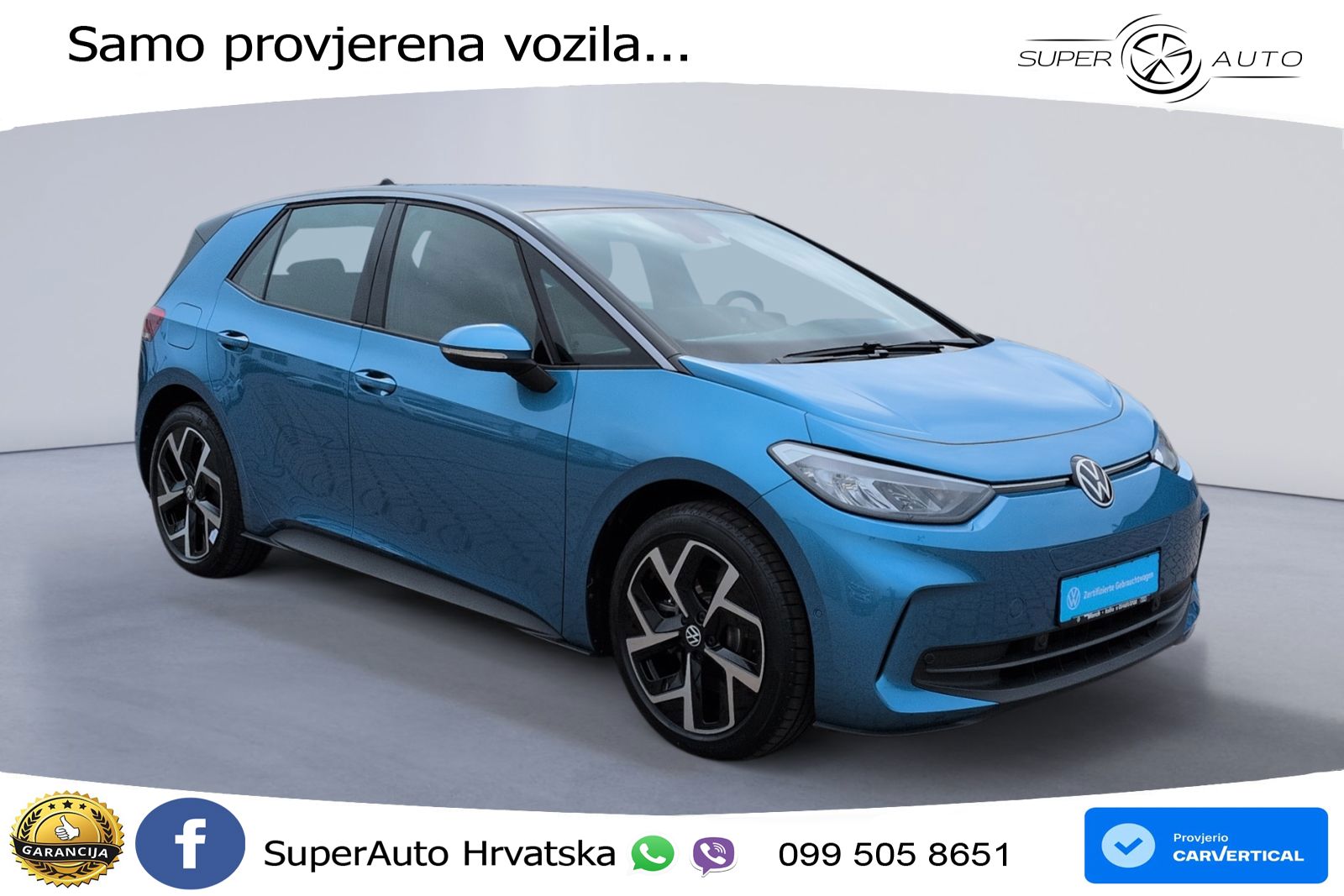 Volkswagen ID.3 Pure 55 kWh (170 KS) LED+GR SJED+ACC