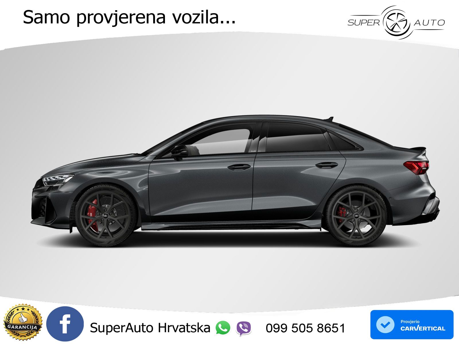 Audi RS3 Sedan 2.5 TFSI (400 KS) quattro S tronic LED+GR SJED+ACC