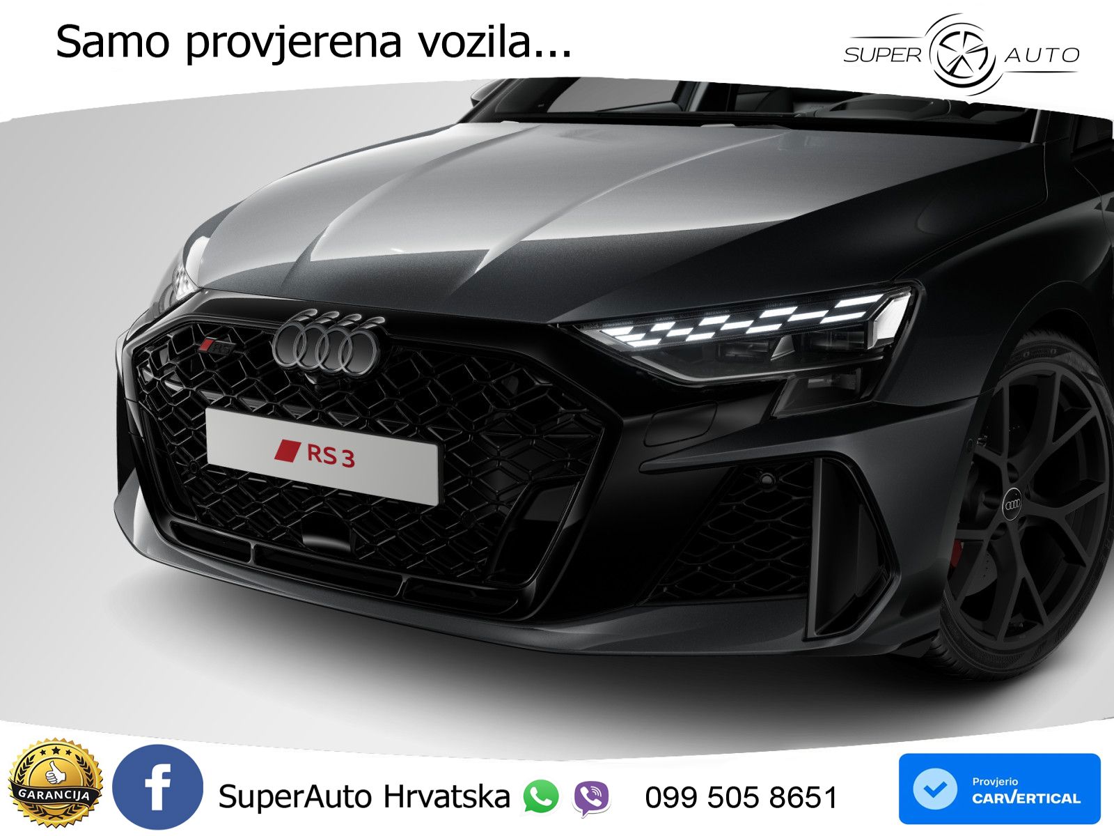 Audi RS3 Sedan 2.5 TFSI (400 KS) quattro S tronic LED+GR SJED+ACC