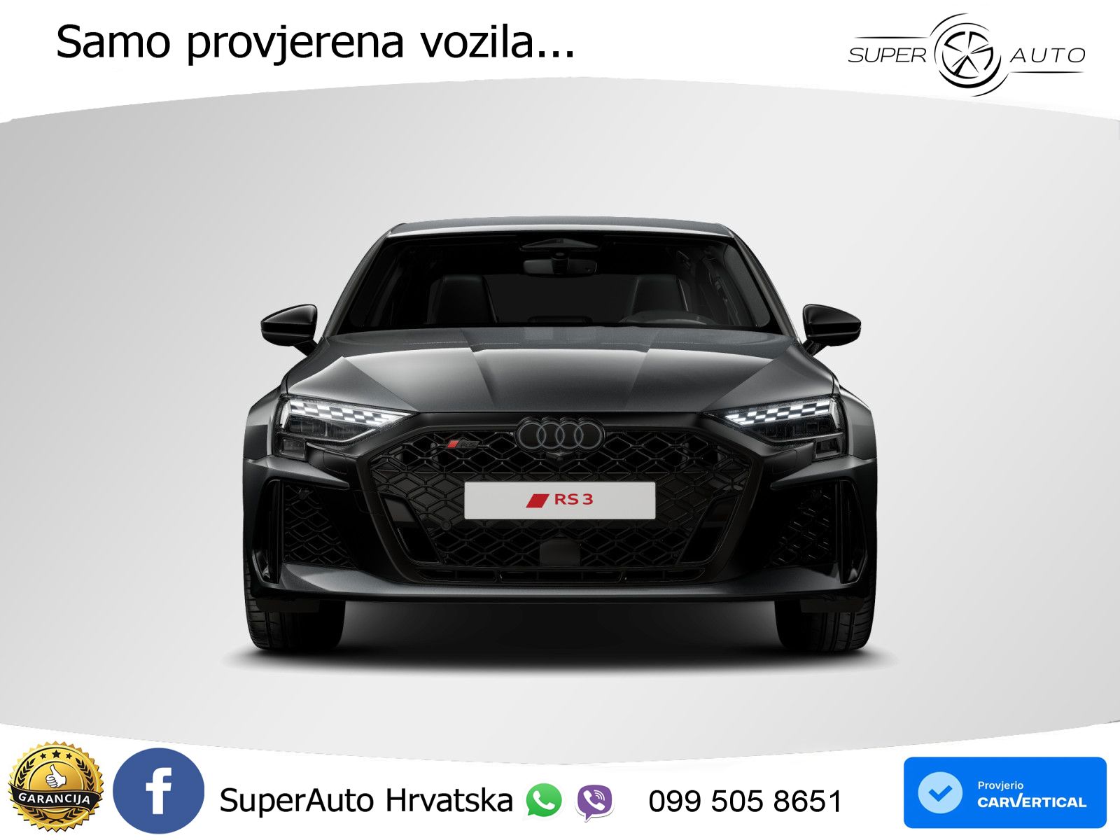 Audi RS3 Sedan 2.5 TFSI (400 KS) quattro S tronic LED+GR SJED+ACC