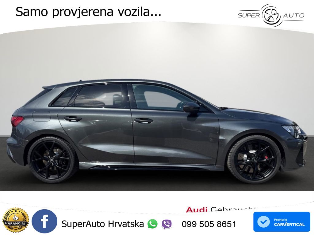 Audi RS3 Sedan 2.5 TFSI (400 KS) quattro S tronic LED+GR SJED+ACC