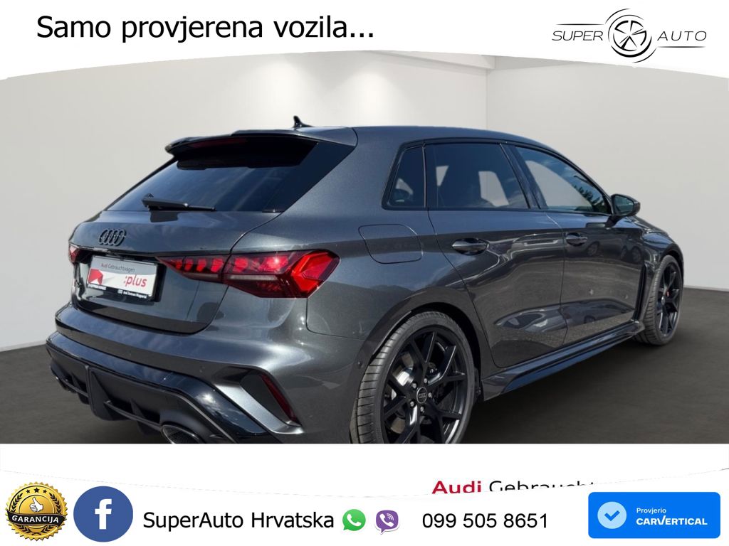 Audi RS3 Sedan 2.5 TFSI (400 KS) quattro S tronic LED+GR SJED+ACC