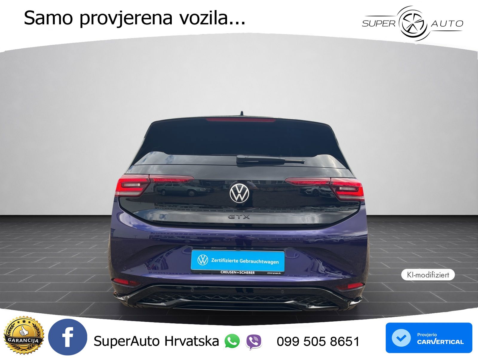 Volkswagen ID.3 GTX Performance 84 kWh (326 KS) LED+GR SJED+ACC